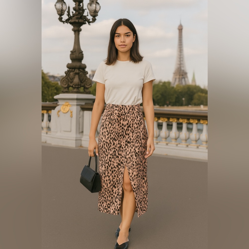 Jack by BB Dakota Cheetah Print skirt